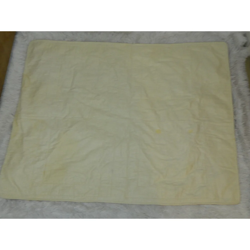 Handmade Quilt Size 44x34 Blue Golf‎ Vintage Style Four Square